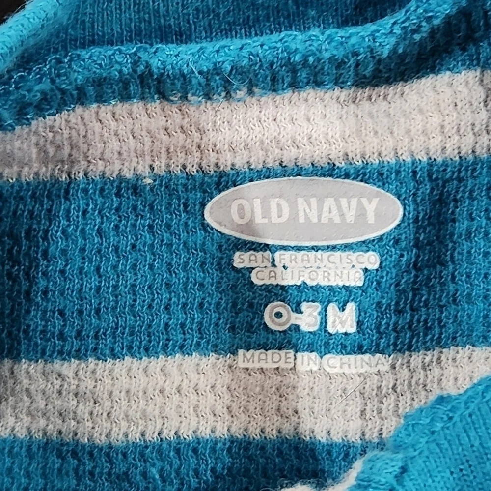 Old Navy Baby 3 Piece Cozy Long Sleeve Shirts and Pants Set, Size 0-3 Months